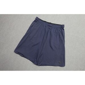 Nike Dri-FIT Shorts Mens Large Blue Mesh Athletic Running Elastic Waist Pockets